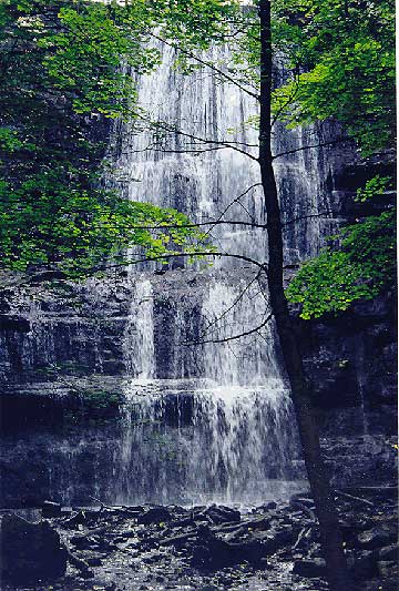 Waterfall near Caterbury